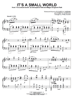 page one of It's A Small World [Classical version] (arr. Phillip Keveren) (Piano Solo)
