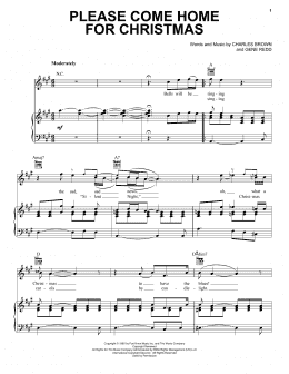 page one of Please Come Home For Christmas (Piano, Vocal & Guitar Chords (Right-Hand Melody))