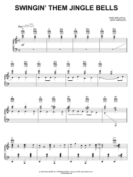 page one of Swingin' Them Jingle Bells (Piano, Vocal & Guitar Chords (Right-Hand Melody))