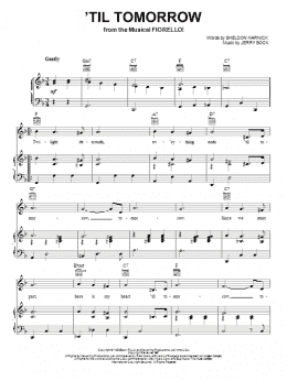 page one of 'Til Tomorrow (Piano, Vocal & Guitar Chords (Right-Hand Melody))
