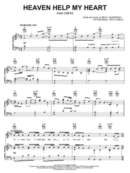 page one of Heaven Help My Heart (Piano, Vocal & Guitar Chords (Right-Hand Melody))