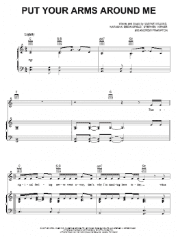 page one of Put Your Arms Around Me (Piano, Vocal & Guitar Chords (Right-Hand Melody))