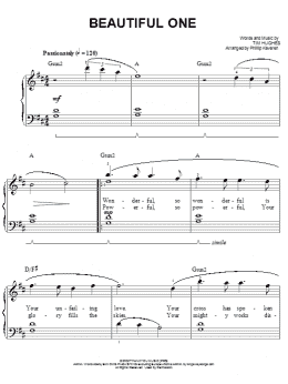 page one of Beautiful One (arr. Phillip Keveren) (Easy Piano)