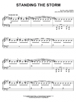 page one of Standing The Storm (Piano Solo)