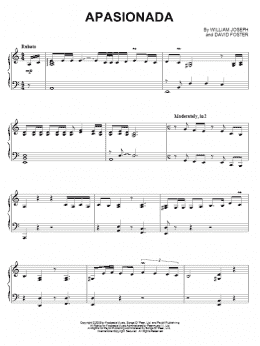 page one of Apasionada (Piano Solo)