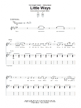 page one of Little Ways (Guitar Tab)