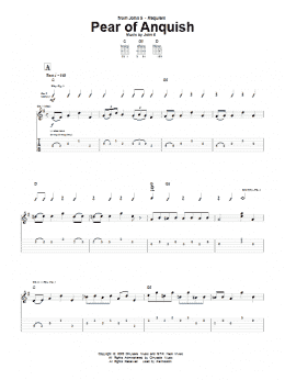 page one of Pear Of Anquish (Guitar Tab)