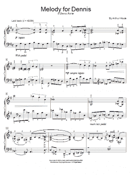 page one of Melody For Dennis (Educational Piano)