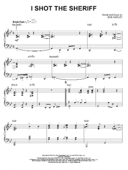 page one of I Shot The Sheriff [Jazz version] (arr. Brent Edstrom) (Piano Solo)