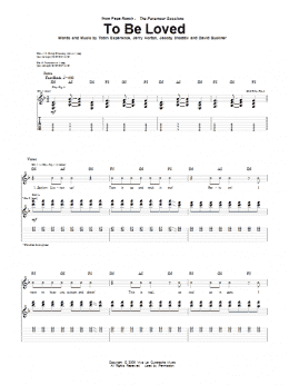 page one of To Be Loved (Guitar Tab)
