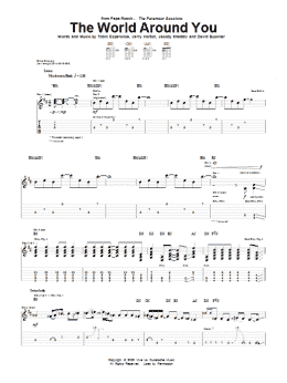 page one of The World Around You (Guitar Tab)
