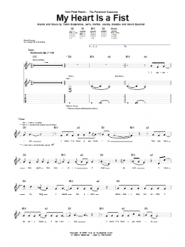 page one of My Heart Is A Fist (Guitar Tab)