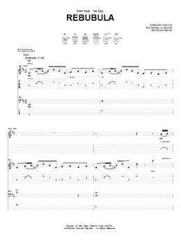 page one of Rebubula (Guitar Tab)