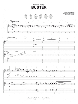 page one of Buster (Guitar Tab)