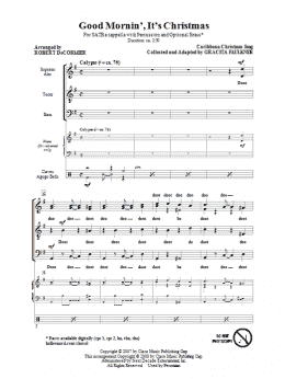 page one of Good Mornin', It's Christmas (SATB Choir)