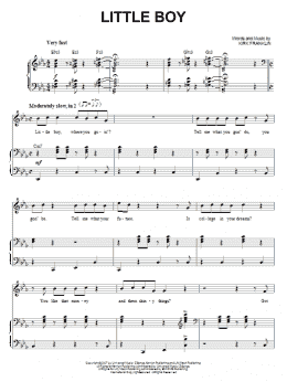 page one of Little Boy (Piano & Vocal)