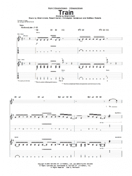 page one of Train (Guitar Tab)