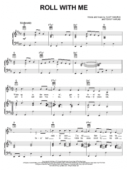 page one of Roll With Me (Piano, Vocal & Guitar Chords (Right-Hand Melody))