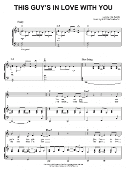 page one of This Guy's In Love With You (Piano & Vocal)