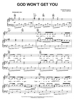 page one of God Won't Get You (Piano, Vocal & Guitar Chords (Right-Hand Melody))