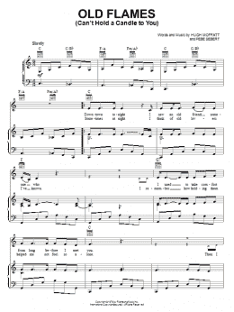 page one of Old Flames (Can't Hold A Candle To You) (Piano, Vocal & Guitar Chords (Right-Hand Melody))