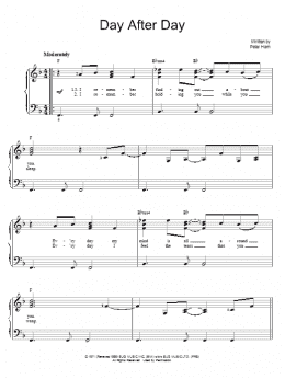 page one of Day After Day (Easy Piano)
