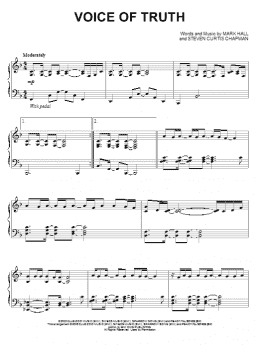 page one of Voice Of Truth (Piano Solo)