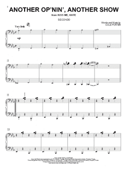 page one of Another Op'nin', Another Show (from Kiss Me, Kate) (Piano Duet)