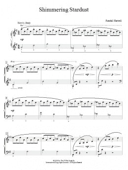 page one of Shimmering Stardust (Educational Piano)