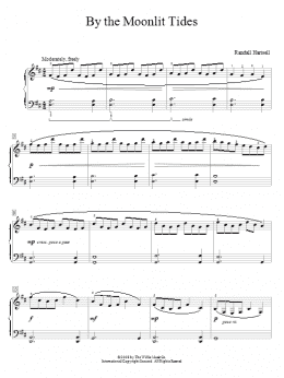 page one of By The Moonlit Tides (Educational Piano)