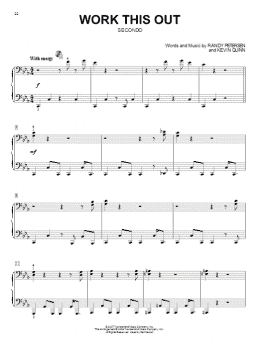page one of Work This Out (Piano Duet)