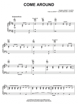 page one of Come Around (Piano, Vocal & Guitar Chords (Right-Hand Melody))