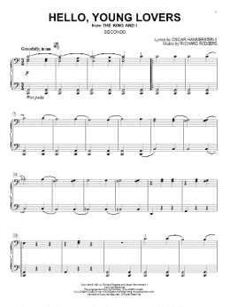 page one of Hello, Young Lovers (Piano Duet)