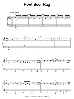 page one of Root Beer Rag (Piano Solo)