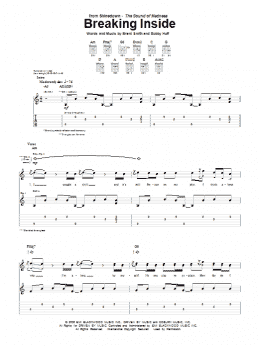 page one of Breaking Inside (Guitar Tab)