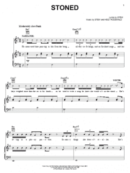 page one of Stoned (Piano, Vocal & Guitar Chords (Right-Hand Melody))