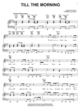 page one of Till The Morning (Piano, Vocal & Guitar Chords (Right-Hand Melody))