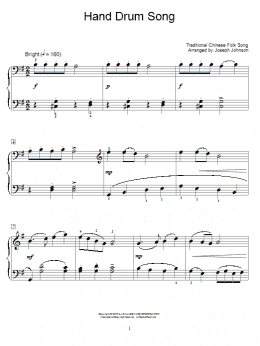 page one of Hand Drum Song (arr. Joseph Johnson) (Educational Piano)