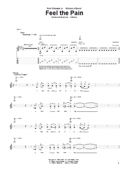 page one of Feel The Pain (Guitar Tab)