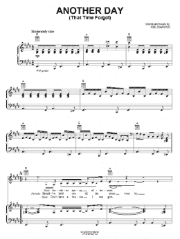 page one of Another Day (That Time Forgot) (Piano, Vocal & Guitar Chords (Right-Hand Melody))