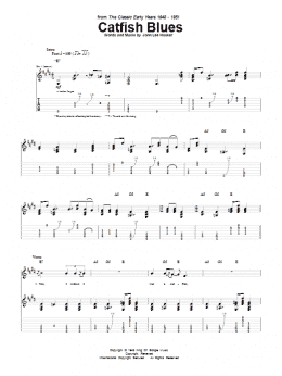 page one of Catfish Blues (Guitar Tab)