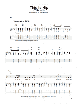 page one of This Is Hip (This Is It) (Guitar Tab)