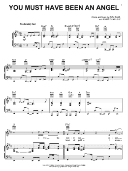page one of You Must Have Been An Angel (Piano, Vocal & Guitar Chords (Right-Hand Melody))