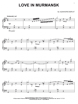 page one of Love In Murmansk (Piano Solo)