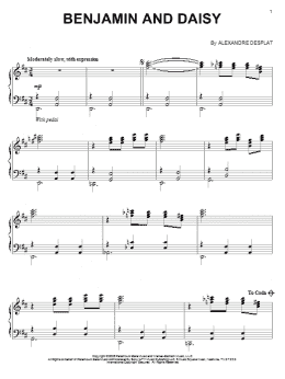 page one of Benjamin And Daisy (Piano Solo)