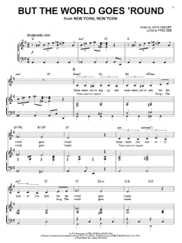page one of But The World Goes 'Round (Piano & Vocal)