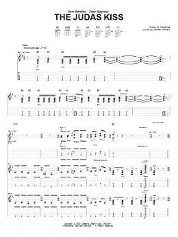 page one of The Judas Kiss (Guitar Tab)