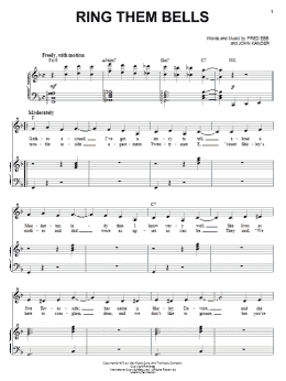 page one of Ring Them Bells (Piano & Vocal)