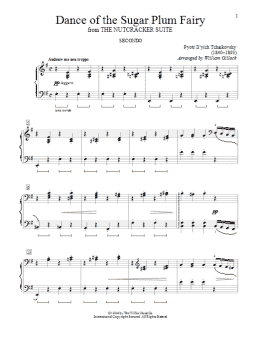 page one of Dance Of The Sugar Plum Fairy (from The Nutcracker) (Piano Duet)