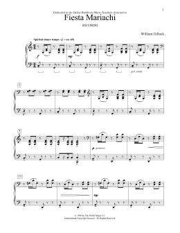 page one of Fiesta Mariachi (Piano Duet)